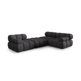 Bellis Modulares 4-Sitzer Ecksofa aus 3D in Espresso (Sonic 15), 282x188 cm von Micadoni – Bild 7