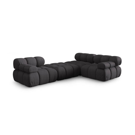 Bellis Modulares 4-Sitzer Ecksofa aus 3D in Espresso (Sonic 15), 282x188 cm von Micadoni – Bild 7
