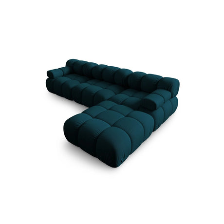 Bellis Modulares 4-Sitzer Ecksofa aus 3D in Marineblau (Sonic 87), 282x188 cm von Micadoni – Bild 4