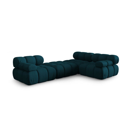 Bellis Modulares 4-Sitzer Ecksofa aus 3D in Marineblau (Sonic 87), 282x188 cm von Micadoni – Bild 7