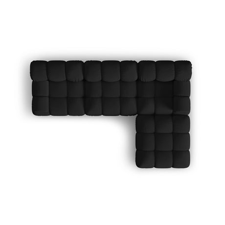Bellis Modulares 4-Sitzer Ecksofa aus 3D in Schwarz (Sonic 19), 282x188 cm von Micadoni – Bild 5