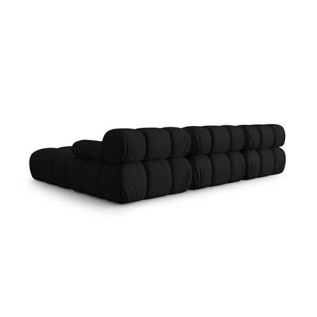 Bellis Modulares 4-Sitzer Ecksofa aus 3D in Schwarz (Sonic 19), 282x188 cm von Micadoni – Bild 6