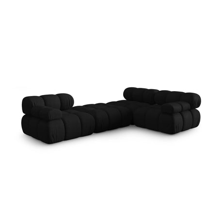 Bellis Modulares 4-Sitzer Ecksofa aus 3D in Schwarz (Sonic 19), 282x188 cm von Micadoni – Bild 7