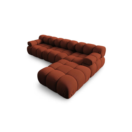 Bellis Modulares 4-Sitzer Ecksofa aus 3D in Ziegel (Sonic 44), 282x188 cm von Micadoni – Bild 4