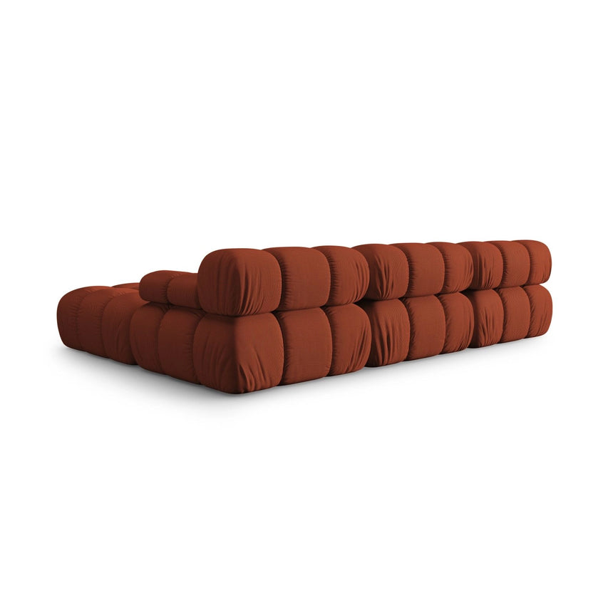 Bellis Modulares 4-Sitzer Ecksofa aus 3D in Ziegel (Sonic 44), 282x188 cm von Micadoni – Bild 6