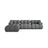 Bellis Modulares 4-Sitzer Ecksofa aus Strukturierter Stoff in Grau (Liberty 20), 282x188 cm von Micadoni – Bild 1