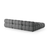 Bellis Modulares 4-Sitzer Ecksofa aus Strukturierter Stoff in Grau (Liberty 20), 282x188 cm von Micadoni – Bild 4