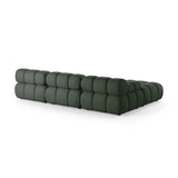 Bellis Modulares 4-Sitzer Ecksofa aus Strukturierter Stoff in Moosgrün (Liberty 12), 282x188 cm von Micadoni – Bild 4