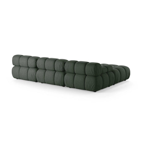 Bellis Modulares 4-Sitzer Ecksofa aus Strukturierter Stoff in Moosgrün (Liberty 12), 282x188 cm von Micadoni – Bild 4