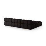 Bellis Modulares 4-Sitzer Ecksofa aus Strukturierter Stoff in Schwarz (Liberty 22), 282x188 cm von Micadoni – Bild 4