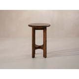 Bia Beistelltisch aus Akazienholz Hellbraun, 35x35x50 cm von Micadoni – Produktbild 5