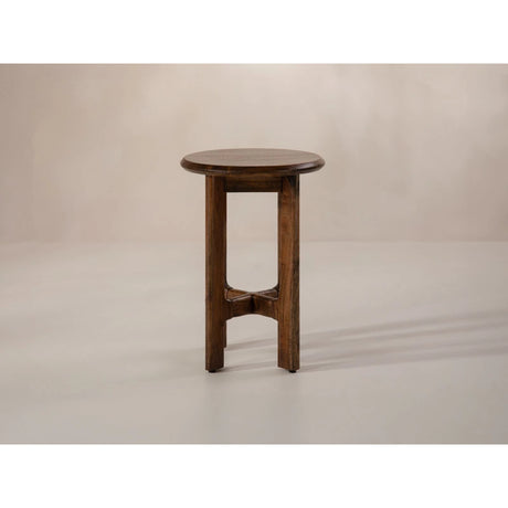 Bia Beistelltisch aus Akazienholz Hellbraun, 35x35x50 cm von Micadoni – Produktbild 5