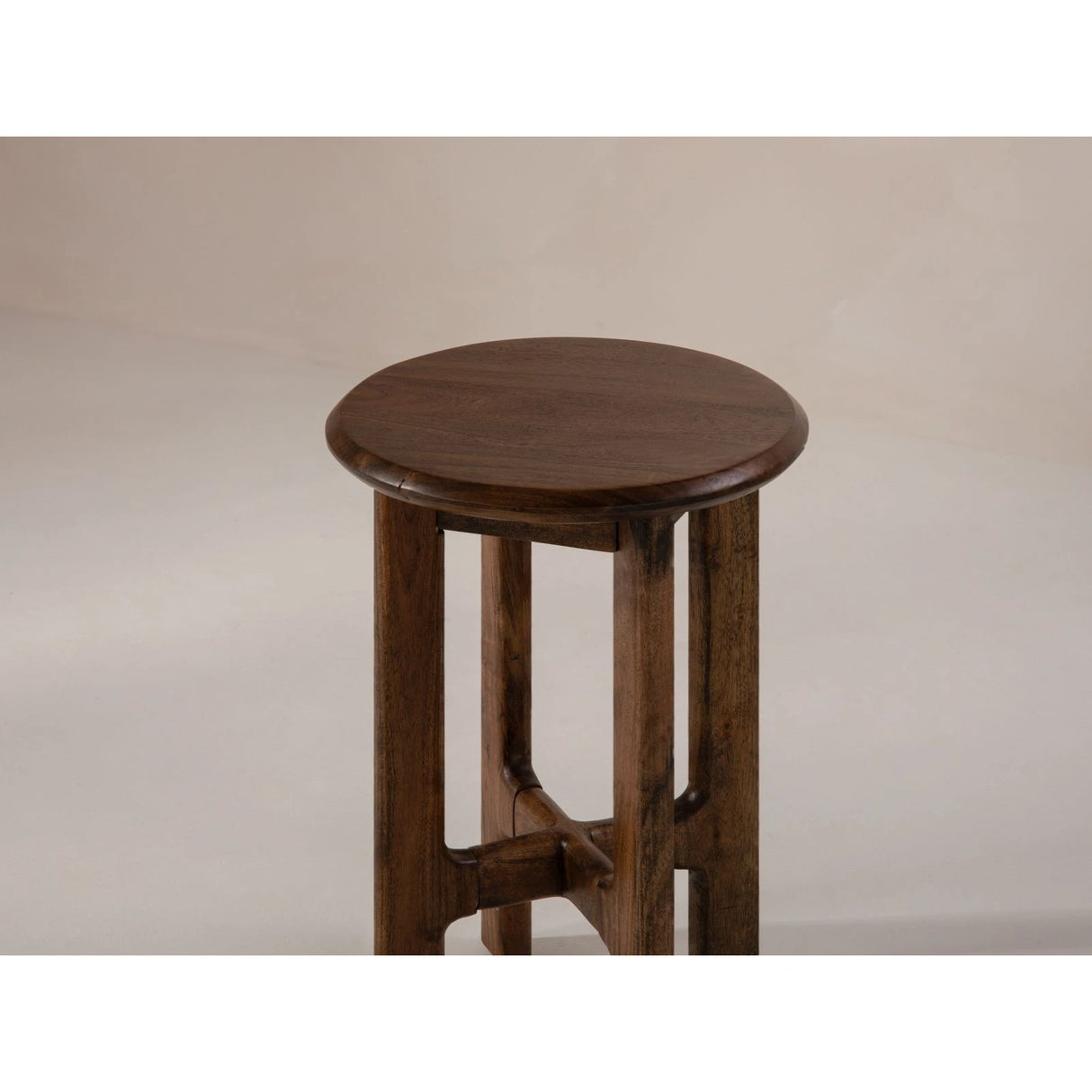 Bia Beistelltisch aus Akazienholz Hellbraun, 35x35x50 cm von Micadoni – Produktbild 6