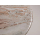 Bia Couchtisch aus Akazienholz mit Marmorplatte Hellbraun, 80x80x40 cm von Micadoni – Produktbild 7