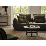 Bia Couchtisch aus Akazienholz mit Marmorplatte Hellbraun, 80x80x40 cm von Micadoni – Produktbild 9