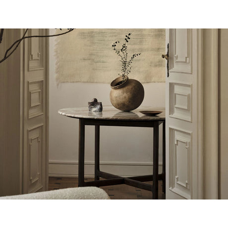 Bia Esstisch aus Akazienholz mit Marmorplatte Hellbraun, 120x120x76 cm von Micadoni – Produktbild 3