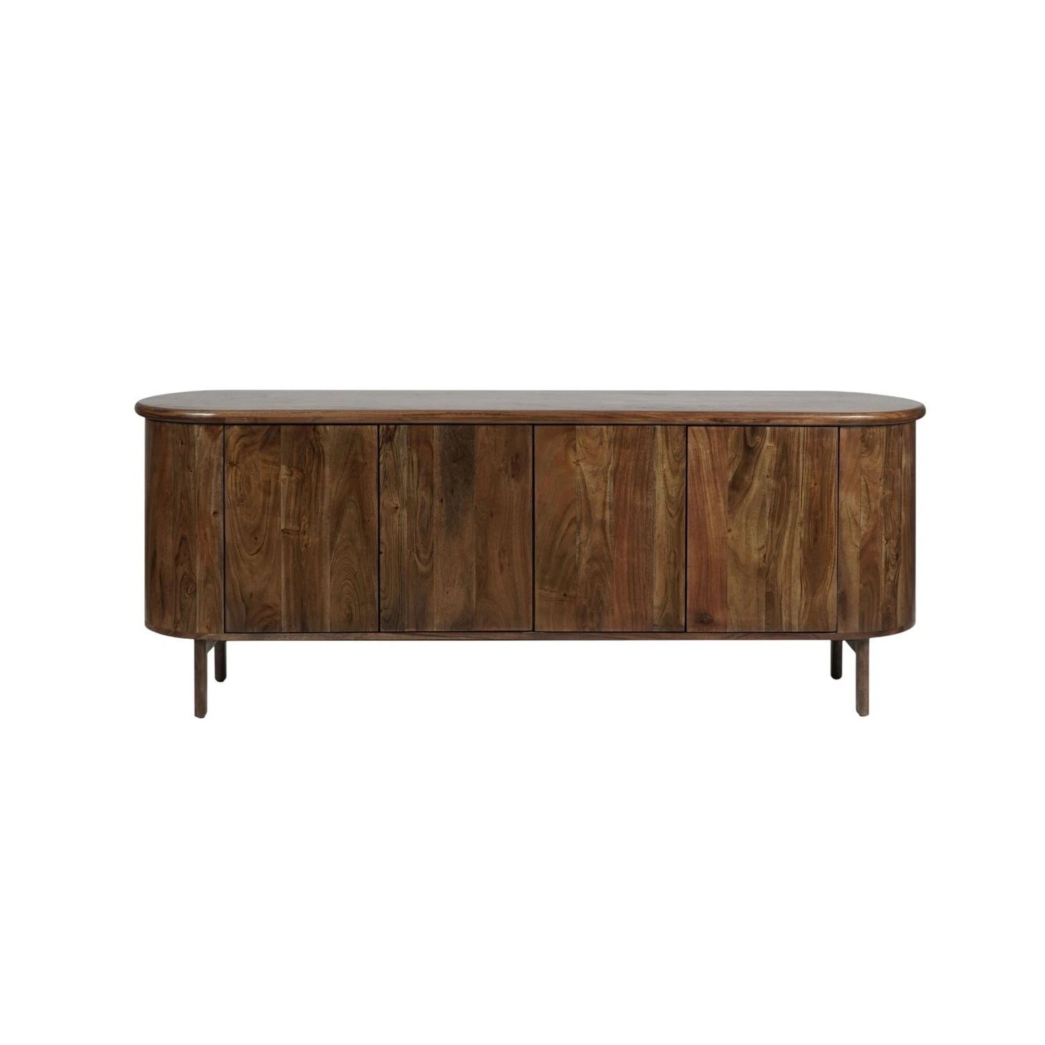 Bia Kommode aus Akazienholz Hellbraun, 175x45x70 cm von Micadoni – Produktbild 1