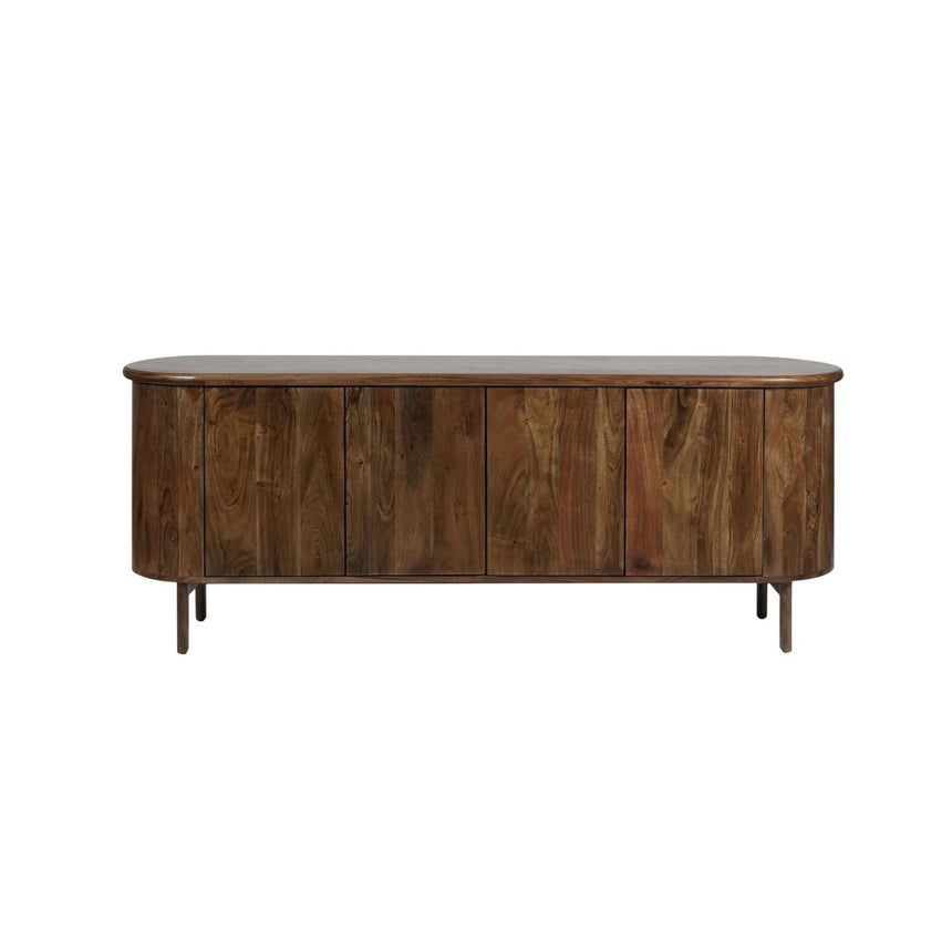 Bia Kommode aus Akazienholz Hellbraun, 175x45x70 cm von Micadoni – Produktbild 1