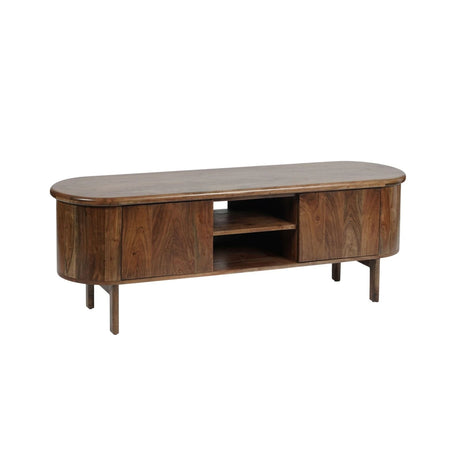 Bia TV-Schrank Hellbraun aus Akazienholz, 145x40x50 cm von Micadoni – Produktbild 1