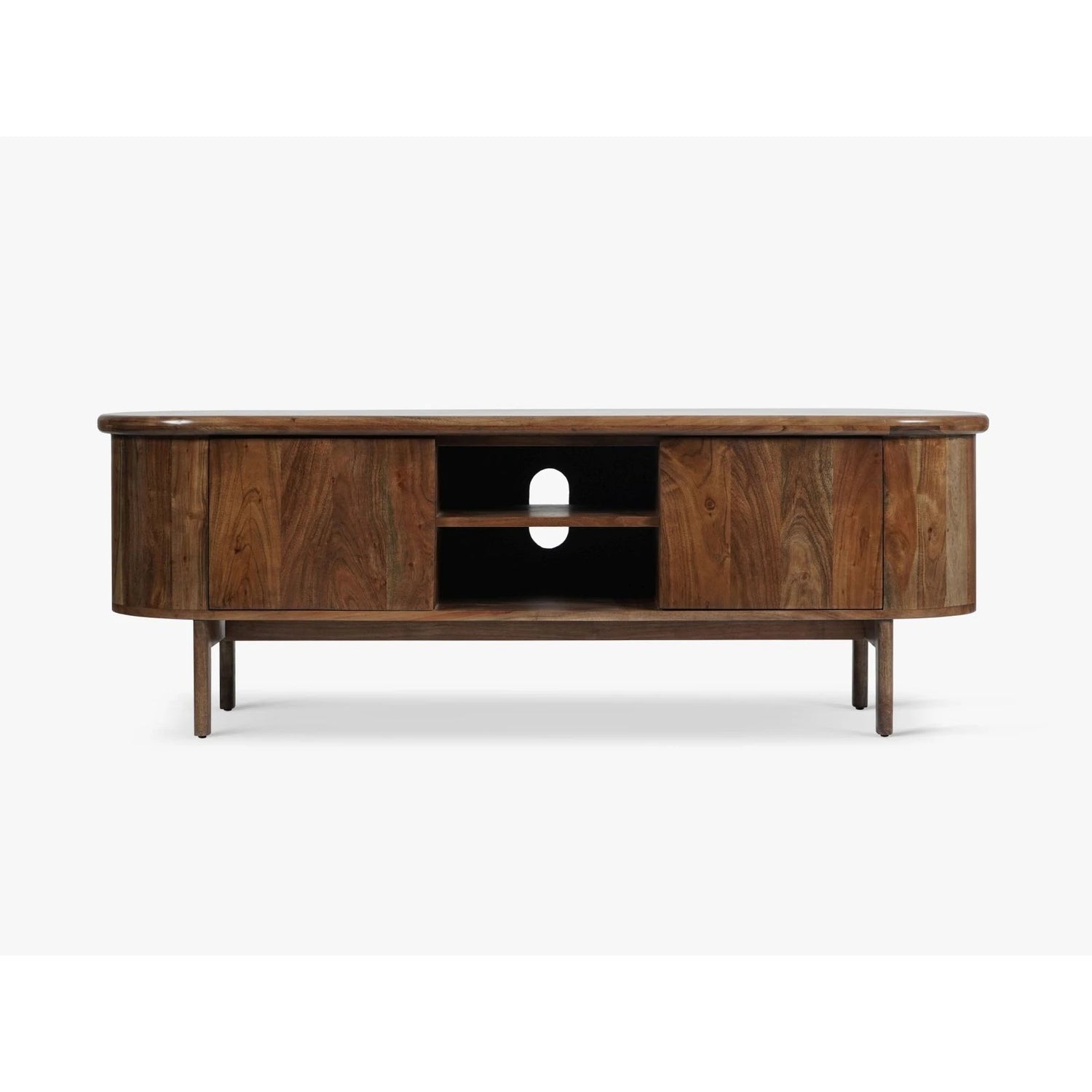 Bia TV-Schrank Hellbraun aus Akazienholz, 145x40x50 cm von Micadoni – Produktbild 3
