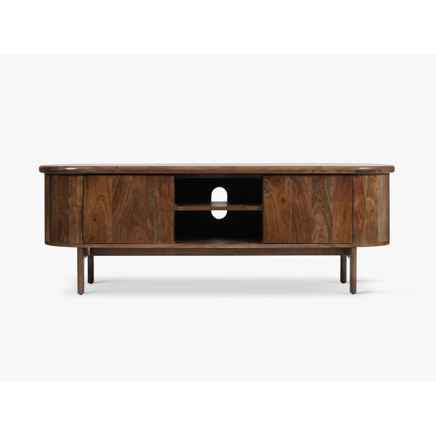 Bia TV-Schrank Hellbraun aus Akazienholz, 145x40x50 cm von Micadoni – Produktbild 3