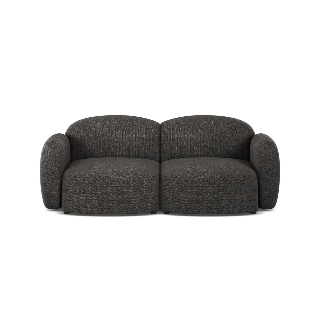 Blair 2-Sitzer Sofa aus Chenille in Anthrazit (Eden 21 Black), 194x95 cm von Micadoni – Bild 1