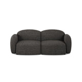Blair 2-Sitzer Sofa aus Chenille in Anthrazit (Eden 21 Black), 194x95 cm von Micadoni – Bild 1