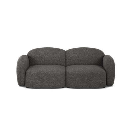 Blair 2-Sitzer Sofa aus Chenille in Dunkelgrau (Eden 20 Graphite), 194x95 cm von Micadoni – Bild 1