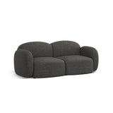 Blair 2-Sitzer Sofa aus Chenille in Dunkelgrau (Eden 20 Graphite), 194x95 cm von Micadoni – Bild 3