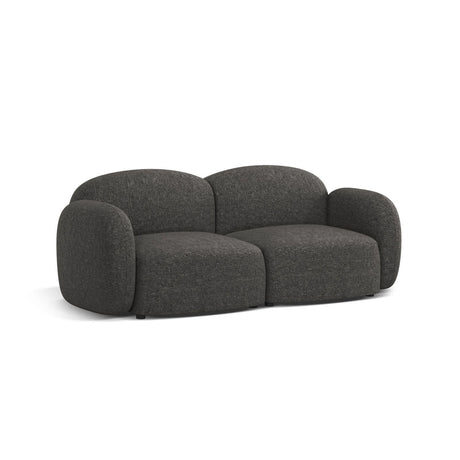 Blair 2-Sitzer Sofa aus Chenille in Dunkelgrau (Eden 20 Graphite), 194x95 cm von Micadoni – Bild 3
