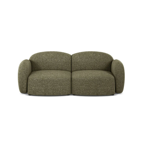 Blair 2-Sitzer Sofa aus Chenille in Grün (Eden 12 Olive), 194x95 cm von Micadoni – Bild 1