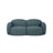 Blair 2-Sitzer Sofa aus Chenille in Hellblau (Eden 15 Pacific), 194x95 cm von Micadoni – Bild 1