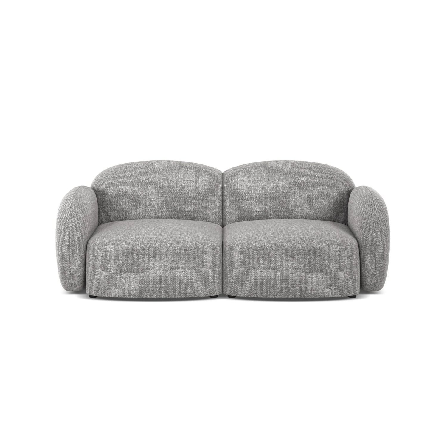 Blair 2-Sitzer Sofa aus Chenille in Hellgrau (Eden 18 Grey), 194x95 cm von Micadoni – Bild 1