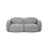 Blair 2-Sitzer Sofa aus Chenille in Hellgrau (Eden 18 Grey), 194x95 cm von Micadoni – Bild 1