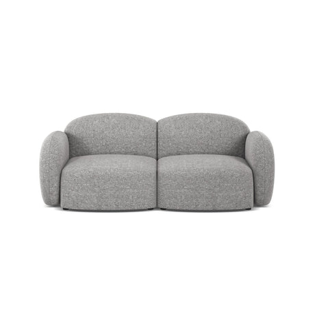 Blair 2-Sitzer Sofa aus Chenille in Hellgrau (Eden 18 Grey), 194x95 cm von Micadoni – Bild 1