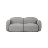 Blair 2-Sitzer Sofa aus Chenille in Hellgrau (Eden 18 Grey), 194x95 cm von Micadoni – Bild 1