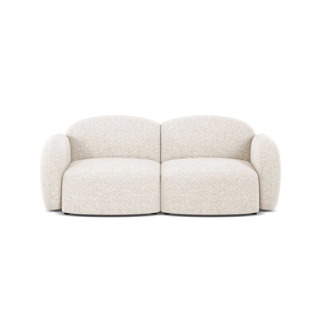 Blair 2-Sitzer Sofa aus Chenille in Leichtes Beige (Eden 2 Pearl), 194x95 cm von Micadoni – Bild 1