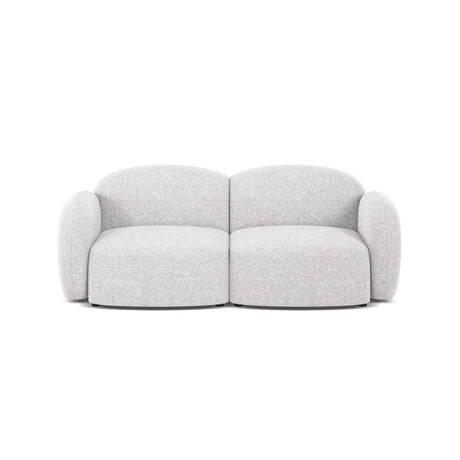 Blair 2-Sitzer Sofa aus Chenille in Silber (Eden 17 Silver), 194x95 cm von Micadoni – Bild 1