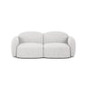Blair 2-Sitzer Sofa aus Chenille in Silber (Eden 17 Silver), 194x95 cm von Micadoni – Bild 1