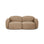 Blair 2-Sitzer Sofa aus Samt, Chenille oder Strukturstoff, 194x95 cm von Micadoni – Bild 1