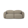 Blair 2-Sitzer Sofa aus Strukturierter Stoff in Grey Brown Melange (Baltimore Khaki), 194x95 cm von Micadoni – Bild 1