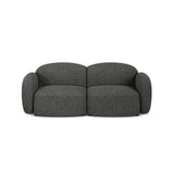 Blair 2-Sitzer Sofa aus Strukturierter Stoff in Grey Melange (Baltimore Anthracite), 194x95 cm von Micadoni – Bild 1
