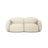 Blair 2-Sitzer Sofa aus Strukturierter Stoff in Leichtes Beige (Baltimore Sand), 194x95 cm von Micadoni – Bild 1