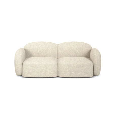 Blair 2-Sitzer Sofa aus Strukturierter Stoff in Leichtes Beige (Baltimore Sand), 194x95 cm von Micadoni – Bild 1