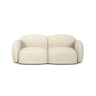 Blair 2-Sitzer Sofa aus Strukturierter Stoff in Leichtes Beige (Baltimore Sand), 194x95 cm von Micadoni – Bild 1