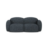 Blair 2-Sitzer Sofa aus Strukturierter Stoff in Marineblau (Baltimore Ocean), 194x95 cm von Micadoni – Bild 1