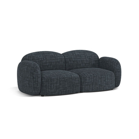 Blair 2-Sitzer Sofa aus Strukturierter Stoff in Marineblau (Baltimore Ocean), 194x95 cm von Micadoni – Bild 3