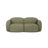 Blair 2-Sitzer Sofa aus Strukturierter Stoff in Olive (Baltimore Pistachio), 194x95 cm von Micadoni – Bild 1