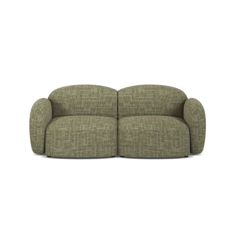 Blair 2-Sitzer Sofa aus Strukturierter Stoff in Olive (Baltimore Pistachio), 194x95 cm von Micadoni – Bild 1