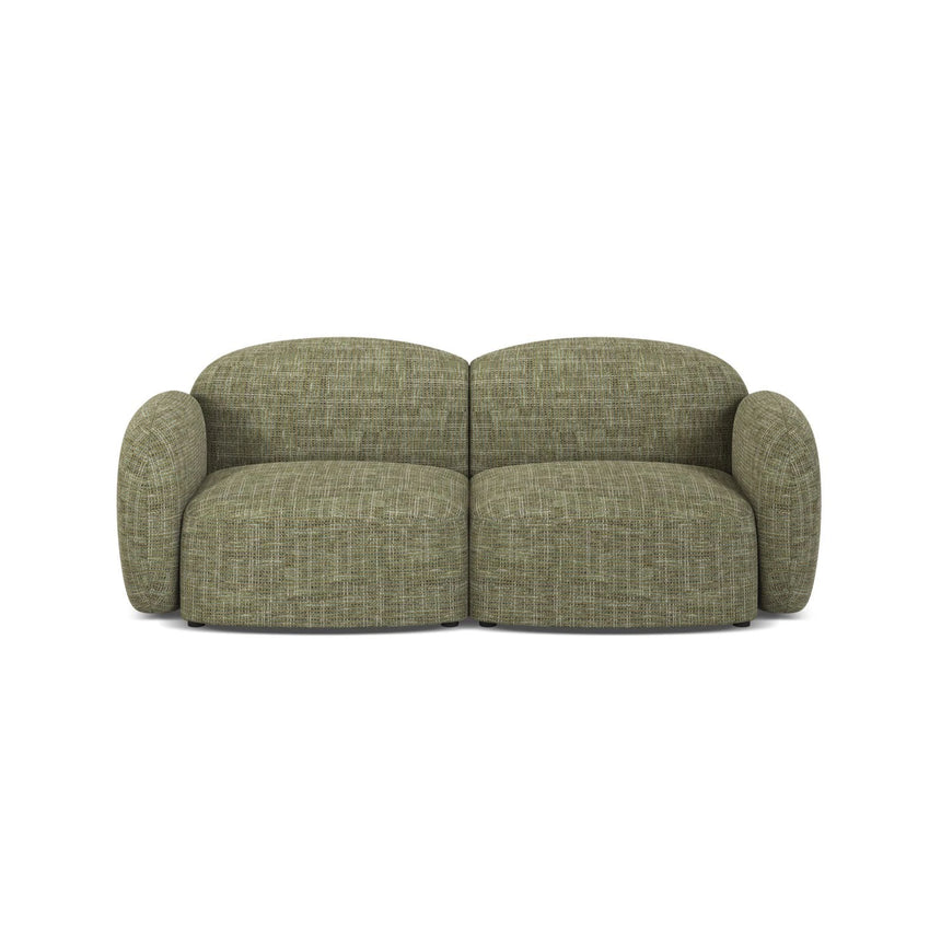 Blair 2-Sitzer Sofa aus Strukturierter Stoff in Olive (Baltimore Pistachio), 194x95 cm von Micadoni – Bild 1